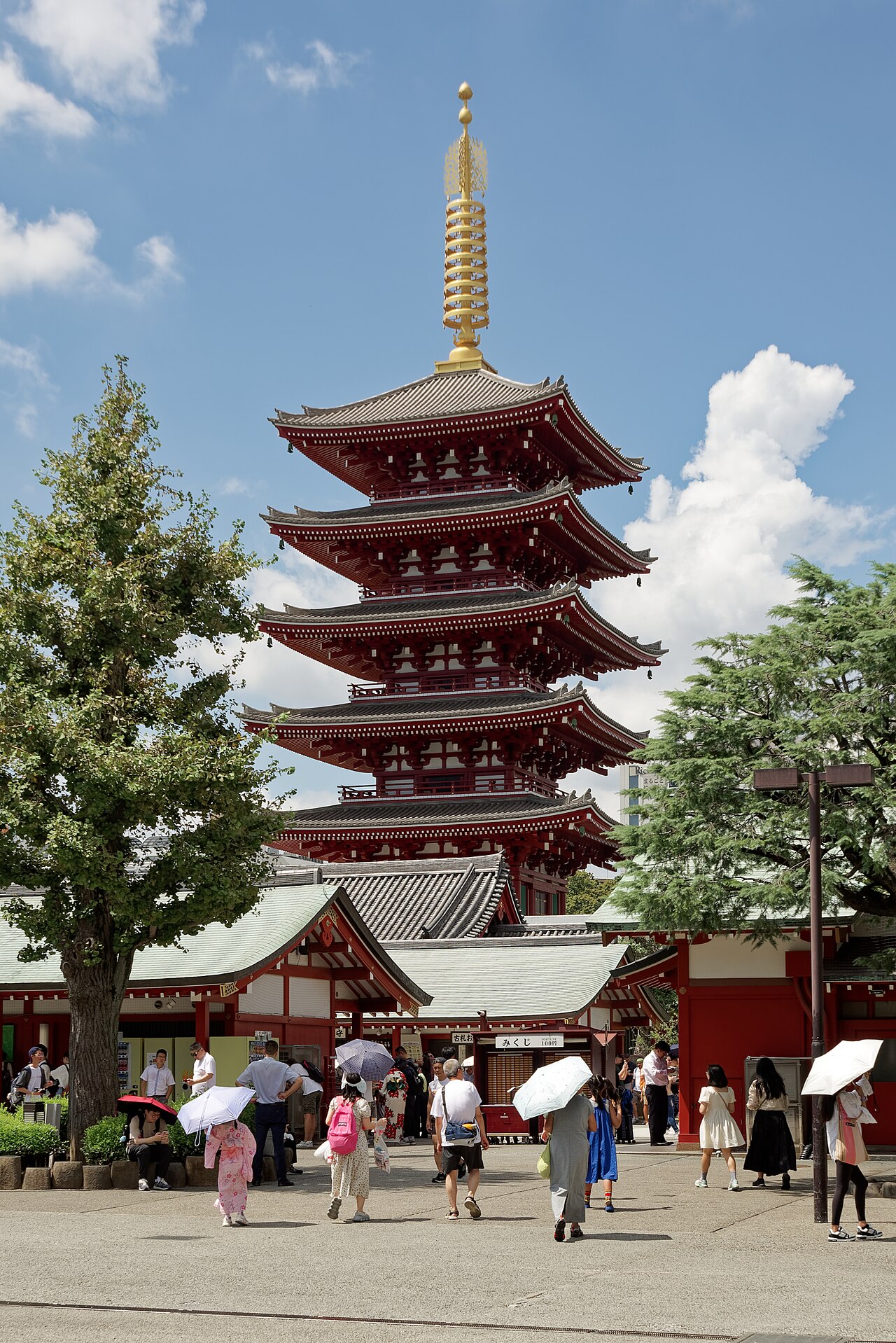 Senso-ji Temple, Asakusa, Tokyo — five-storied pagoda
